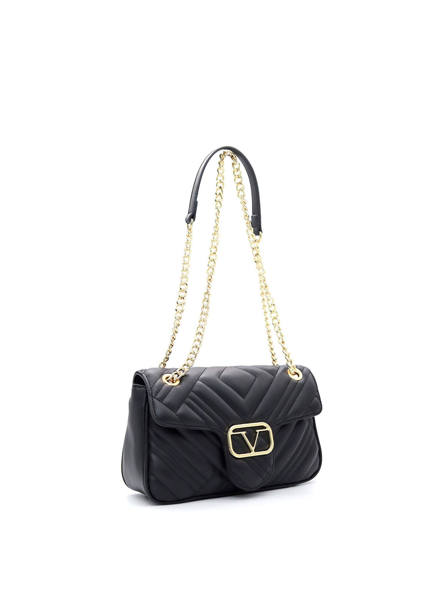 Siviglia Borsa a tracolla da donna Ecopelle VT-206-NERO 19V69 Italia
