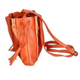 Elysia Borsa a spalla da donna Vera pelle 552043-ARANCIO ORANGE Gave Lux