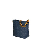 Adra Borsa a spalla da donna Vera pelle 04538-S24 BLU JEANS Gave Lux