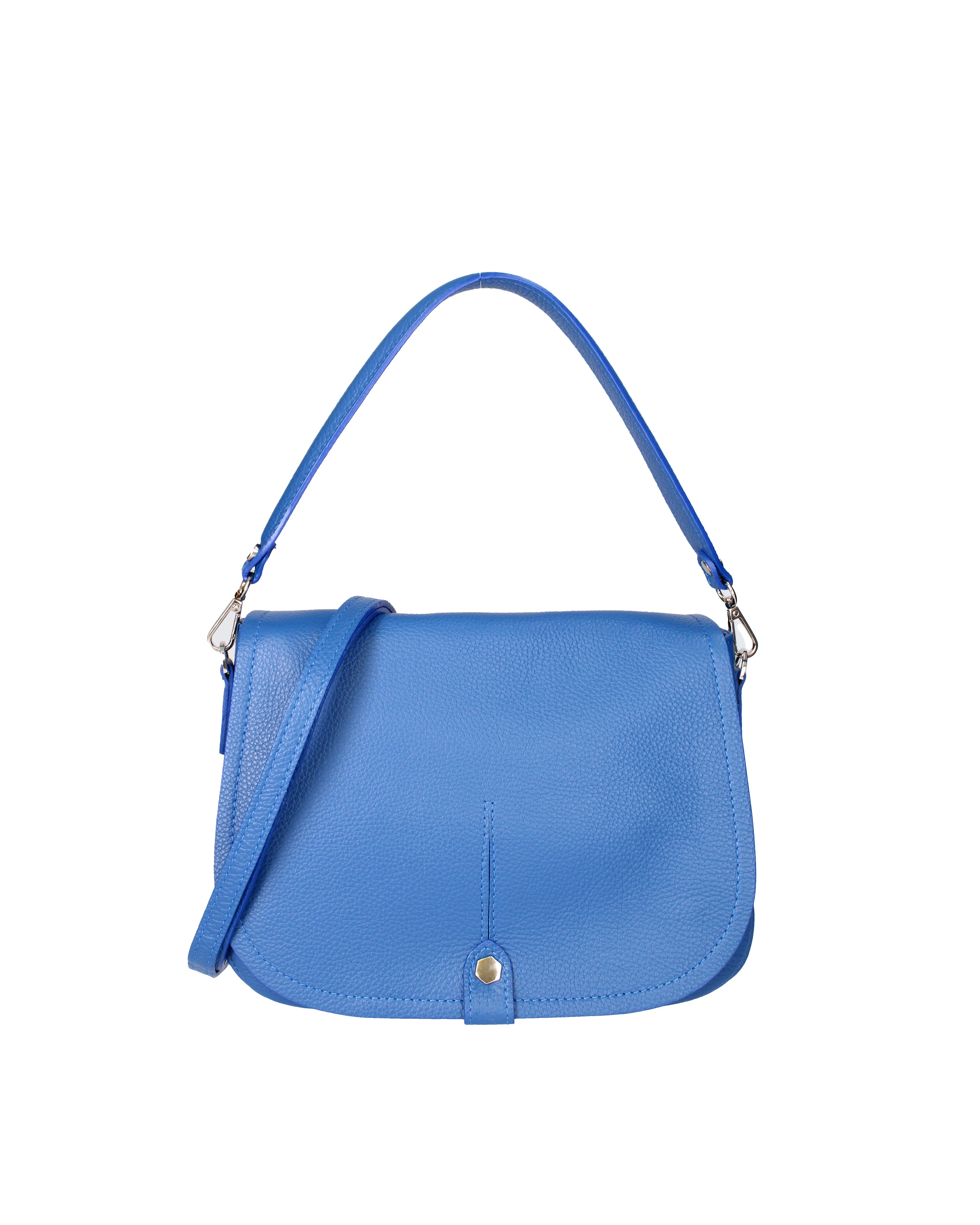 Sabina Borsa a spalla da donna Vera pelle 07139-D22 BLUETTE Viola Castellani