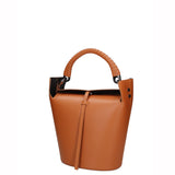 Seraphina Plus Borsa a secchiello da donna Vera pelle 6549-CUOIO Gave Lux