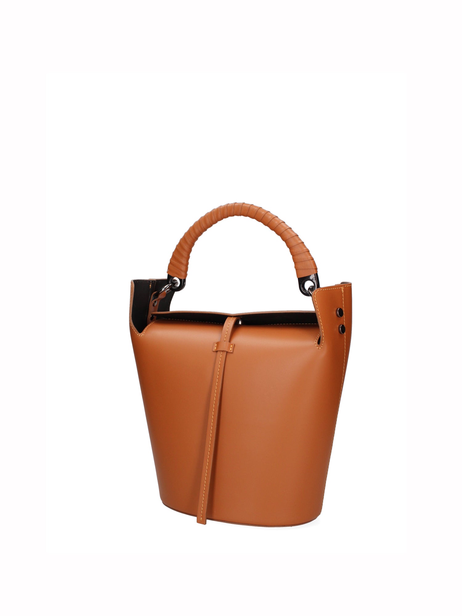 Seraphina Plus Borsa a secchiello da donna Vera pelle 6549-CUOIO Gave Lux