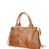 Elara Borsa a spalla da donna Vera pelle 06090-031 CUOIO SCURO Gave Lux
