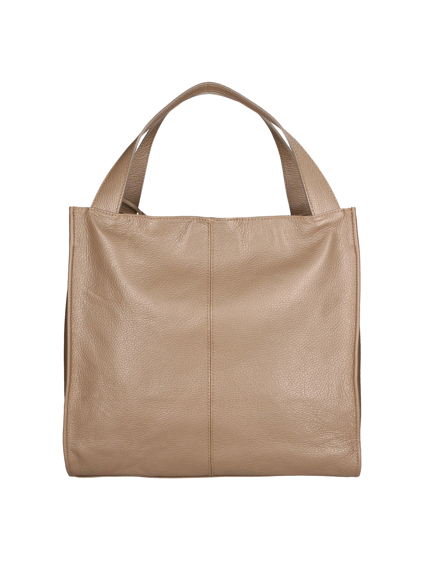 Aelia Borsa a spalla da donna Vera pelle 3312-D40 TAUPE TAUPE Gave Lux
