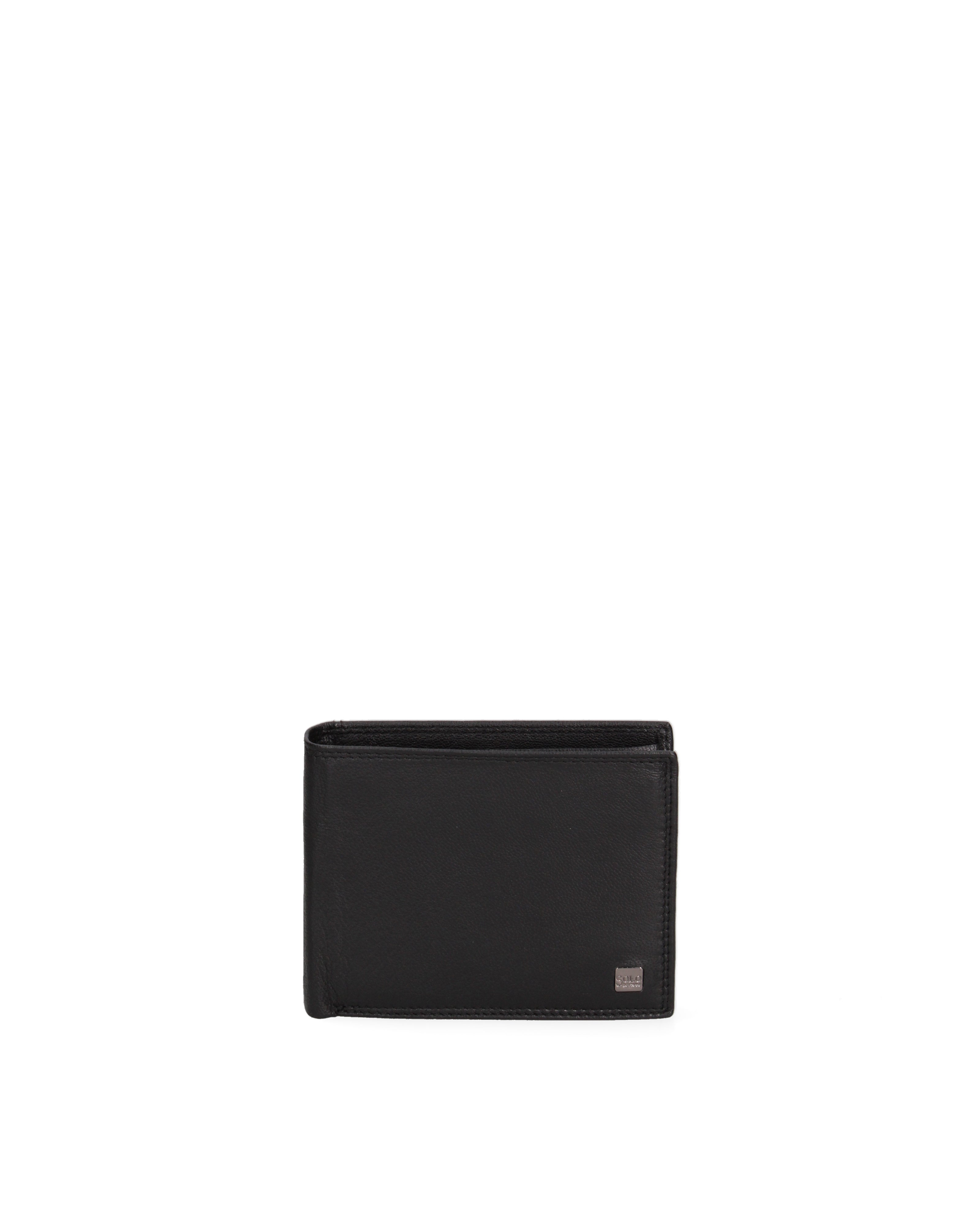 Portafoglio uomo in vera pelle Casual K35358P029-NERO Solo Soprani