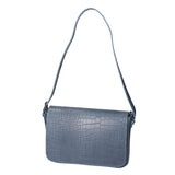 Azzurra Borsa a spalla da donna Vera pelle croco 05699-C41 CARTA ZUCCHERO Gave Lux