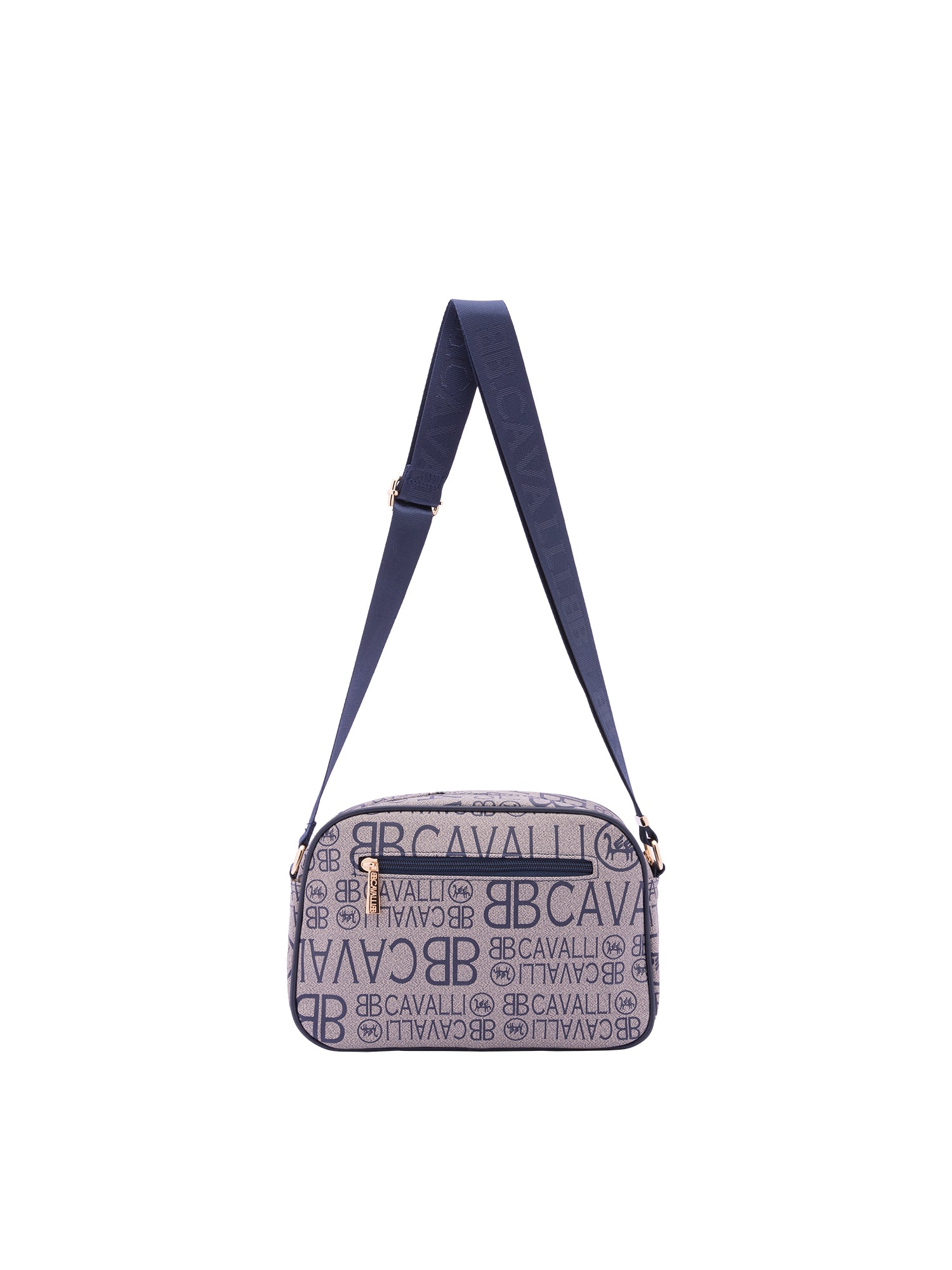 Borsa a tracolla da donna Ecopelle BC1362-BLU B Cavalli