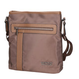 Borsa a tracolla uomo Pelle vegana PU PCL3161-EARTH Northampton Polo Club
