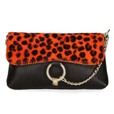 Safira Borsa a mano da donna Vera pelle 04760-LEO P ARANCIONE Gave Lux
