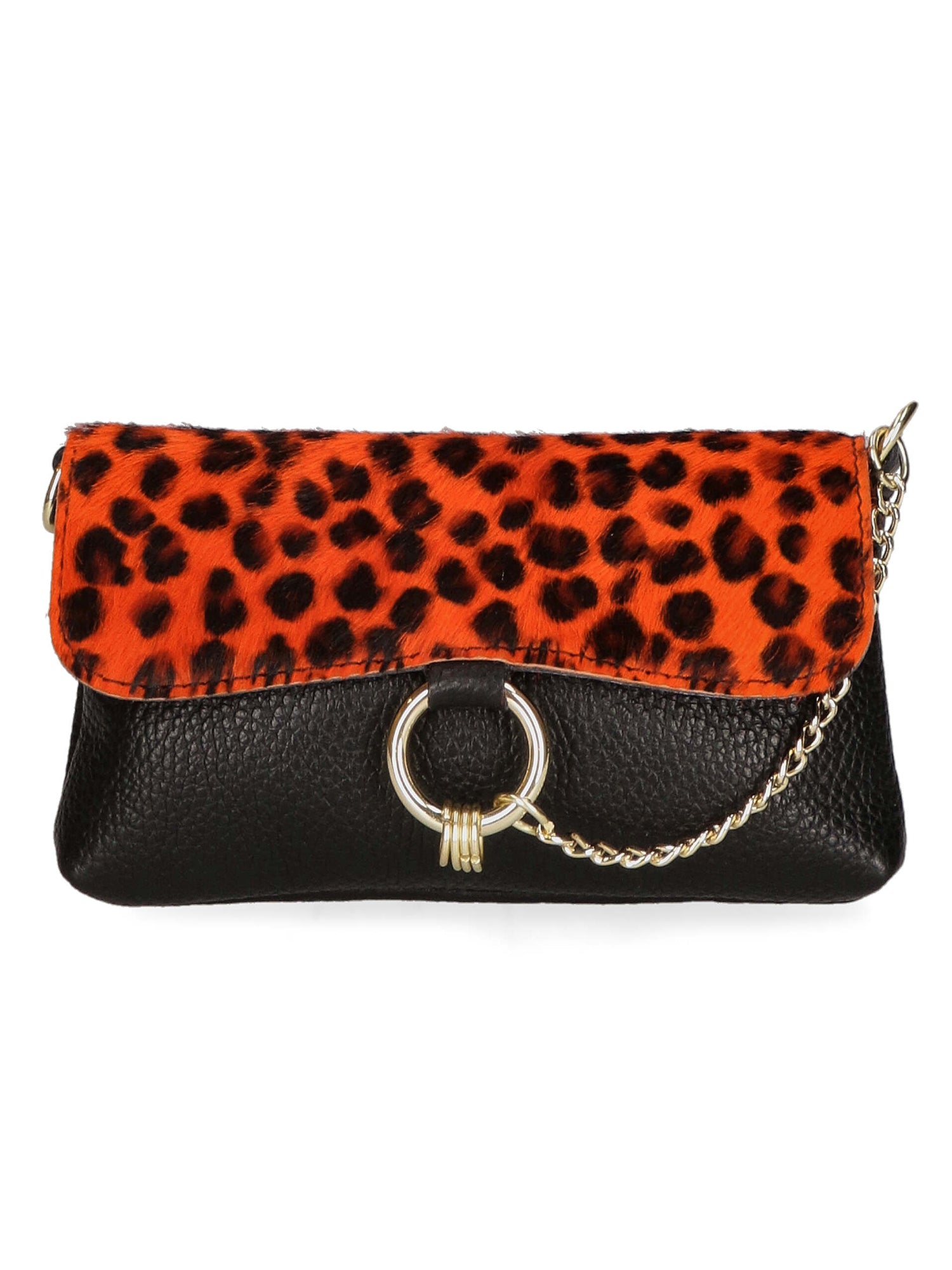 Safira Borsa a mano da donna Vera pelle 04760-LEO P ARANCIONE Gave Lux
