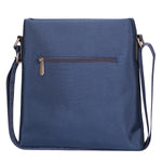 Borsa a tracolla uomo Pelle vegana + Tessuto PCL3068-BLU Northampton Polo Club