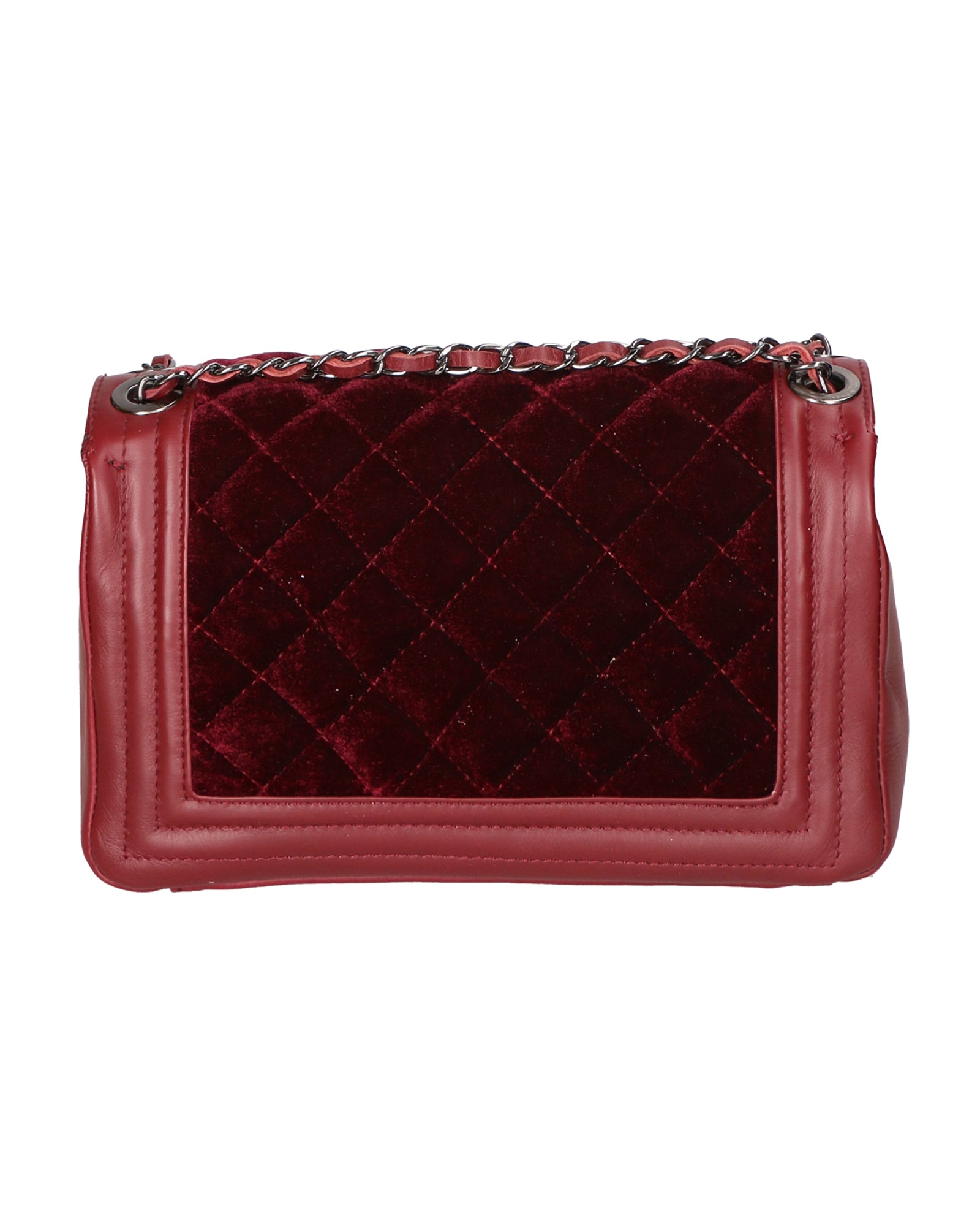 Valeriana Borsa a tracolla da donna Velluto e pelle 1139-BORDO Gave Lux