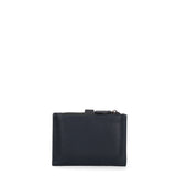 Portafoglio da donna in vera pelle Casual LB7702-20-NAVY Laura Biagiotti