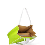 Palermo Borsa a spalla da donna Vera pelle 697756-GIALLO Gave Lux