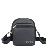 Borsa a tracolla uomo vera pelle Casual PC3335-NERO Northampton Polo Club