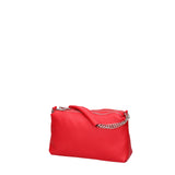 Borsa a spalla da donna Vera pelle 07141-D58 ROSSO FUOCO Viola Castellani