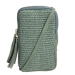Alessandria Borsa a tracolla da donna Paglia Tabru 05001-S96 MENTA Gave Lux