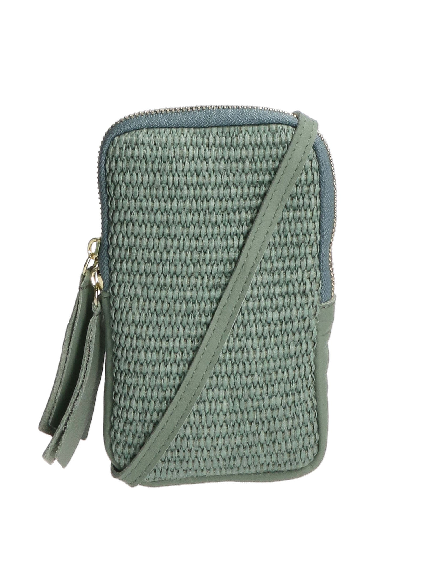 Alessandria Borsa a tracolla da donna Paglia Tabru 05001-S96 MENTA Gave Lux