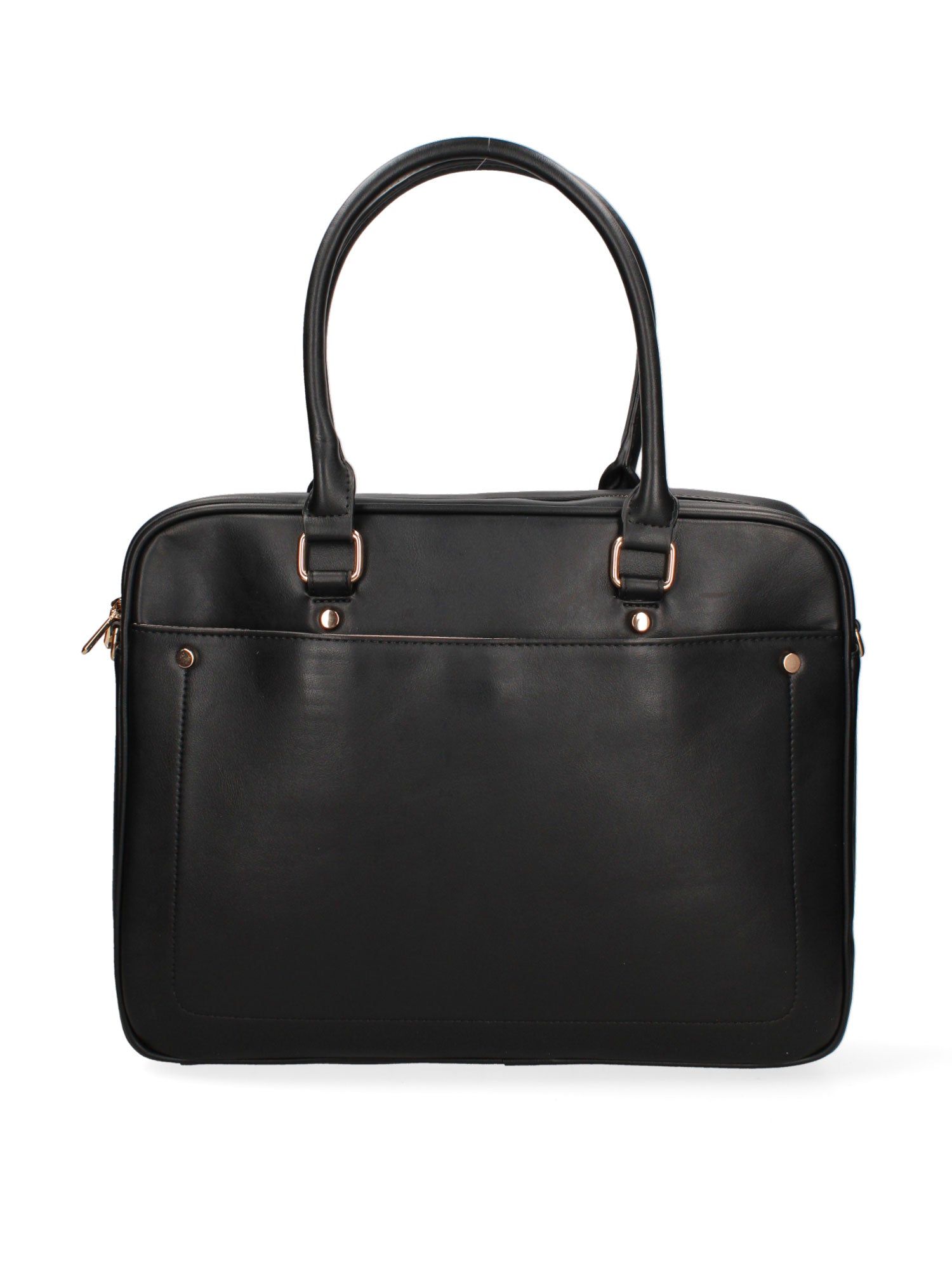 Valora Borsa da lavoro unisex Ecopelle e poliestere 3403-2-BLACK Diana&co