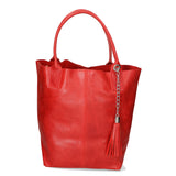 Althea Borsa a mano da donna Vera pelle 5190-023 ROSSO Gave Lux