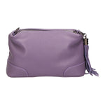 Lidia Borsa a mano da donna Vera pelle 06513-VIOLET Gave Lux