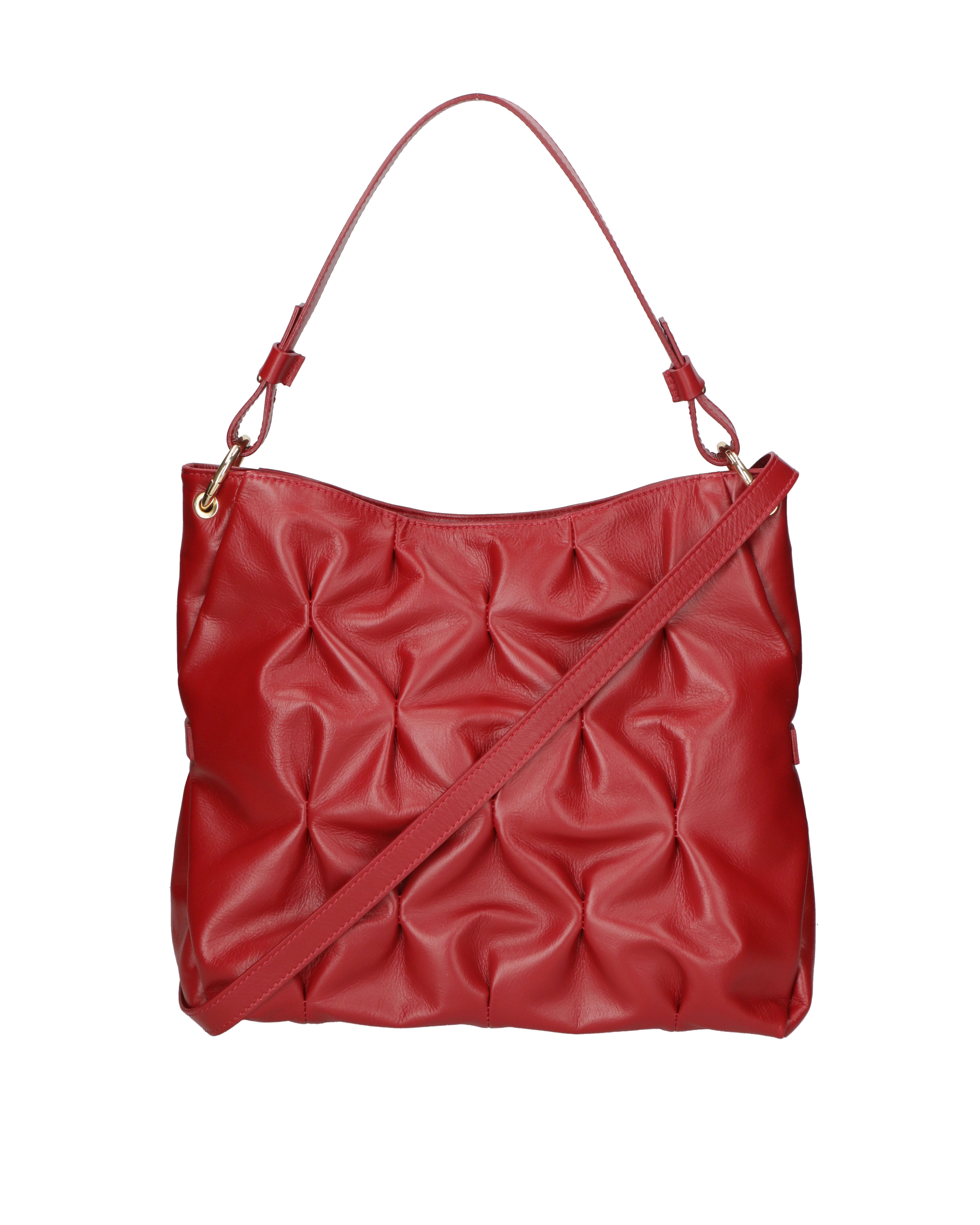 Auralie Borsa a spalla da donna Vera Pelle 03998-S10 RUBINO Gave Lux