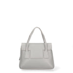 Silvana Pro Borsa a mano da donna Made in Italy Vera pelle 191942-GRIGIO Gave Lux