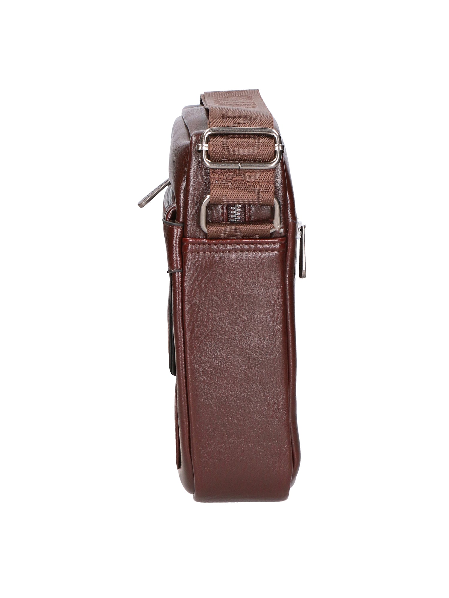 Borsa a tracolla uomo in pelle PU Casual PCL3082-BROWN Northampton Polo Club