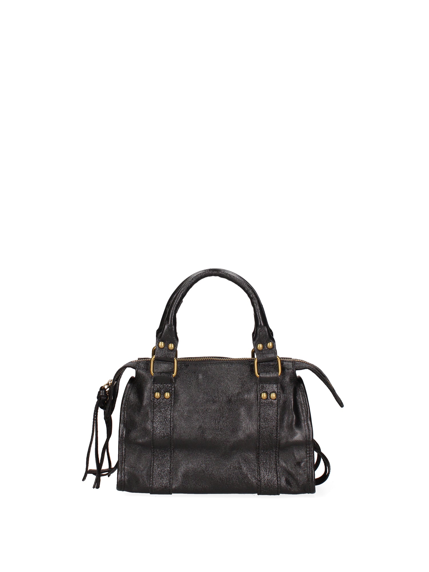 Solara Borsa a spalla da donna Vera pelle 06091 LM-L022 NERO Gave Lux