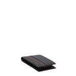 Portafoglio uomo in vera pelle Sfoderato 8805-97-NERO-ROSSO Pierre Cardin