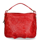 Lumelia Borsa a mano da donna Vera pelle 80013-023 ROSSO Gave Lux