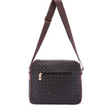 Avelia Borsa a tracolla da donna Ecopelle 4018-BLACK BROWN Briciole