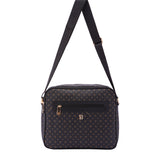 Iduna Borsa a tracolla da donna Ecopelle e poliestere 4019-BLACK BLACK Briciole
