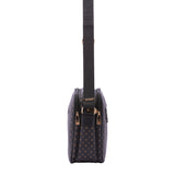 Iduna Borsa a tracolla da donna Ecopelle e poliestere 4019-BLACK BLACK Briciole