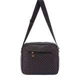 Iduna Borsa a tracolla da donna Ecopelle e poliestere 4019-BLACK BLACK Briciole