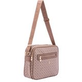 Iduna Borsa a tracolla da donna Ecopelle e poliestere 4019-KHAKI Briciole