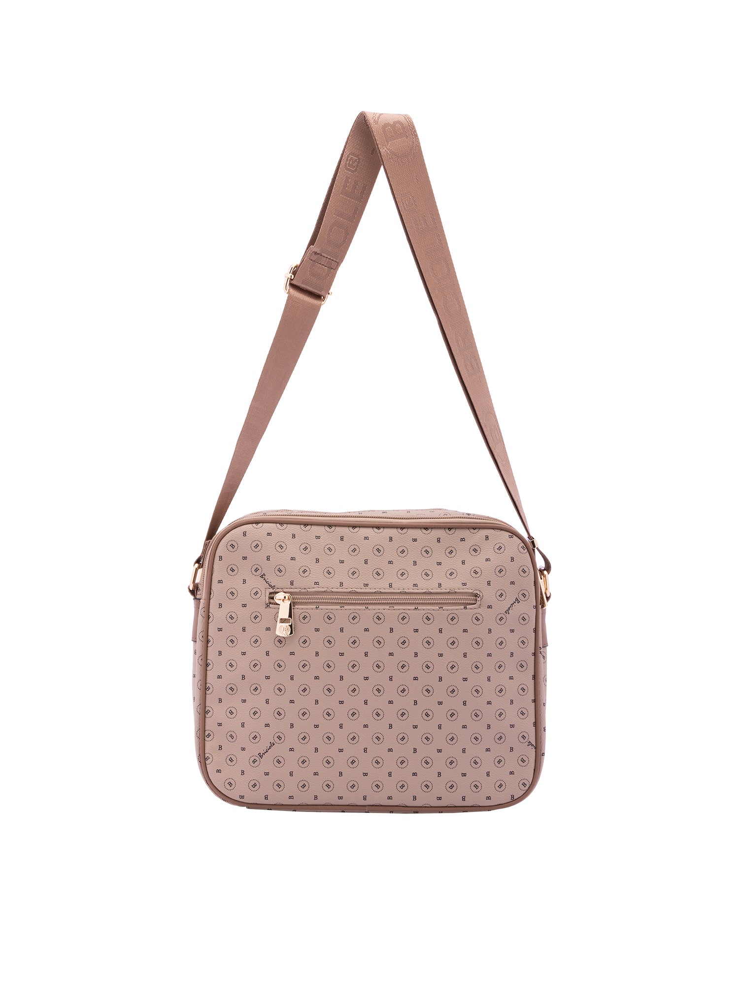 Iduna Borsa a tracolla da donna Ecopelle e poliestere 4019-KHAKI Briciole