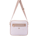 Iduna Borsa a tracolla da donna Ecopelle e poliestere 4019-OFF-WHITE Briciole