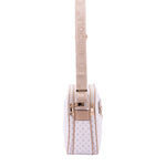 Iduna Borsa a tracolla da donna Ecopelle e poliestere 4019-OFF-WHITE Briciole