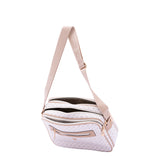 Iduna Borsa a tracolla da donna Ecopelle e poliestere 4019-OFF-WHITE Briciole