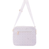 Iduna Borsa a tracolla da donna Ecopelle e poliestere 4019-WHITE Briciole