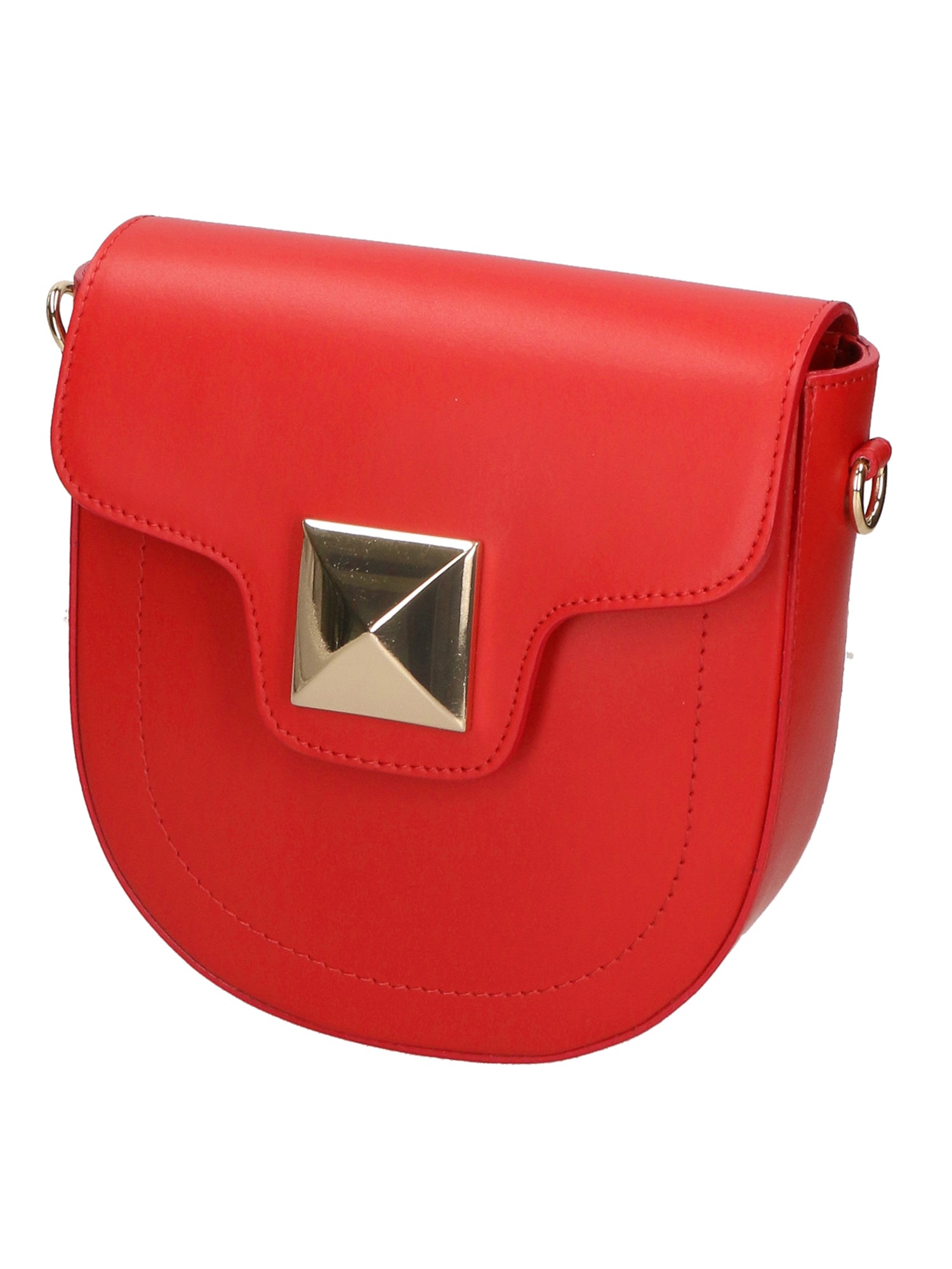 Calista Borsa a tracolla da donna Vera pelle 06014-L214 ROSSO Gave Lux