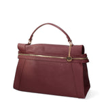Borsa a mano da donna Ecopelle e poliestere 603-3-BORDEAUX Diana&co