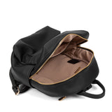 Zaino da donna in pelle vegana Casual 740-2PT-BLACK Diana&co