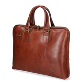 Fabiana Borsa a mano unisex Vera pelle 9033-MARRONE BROWN Gave Lux