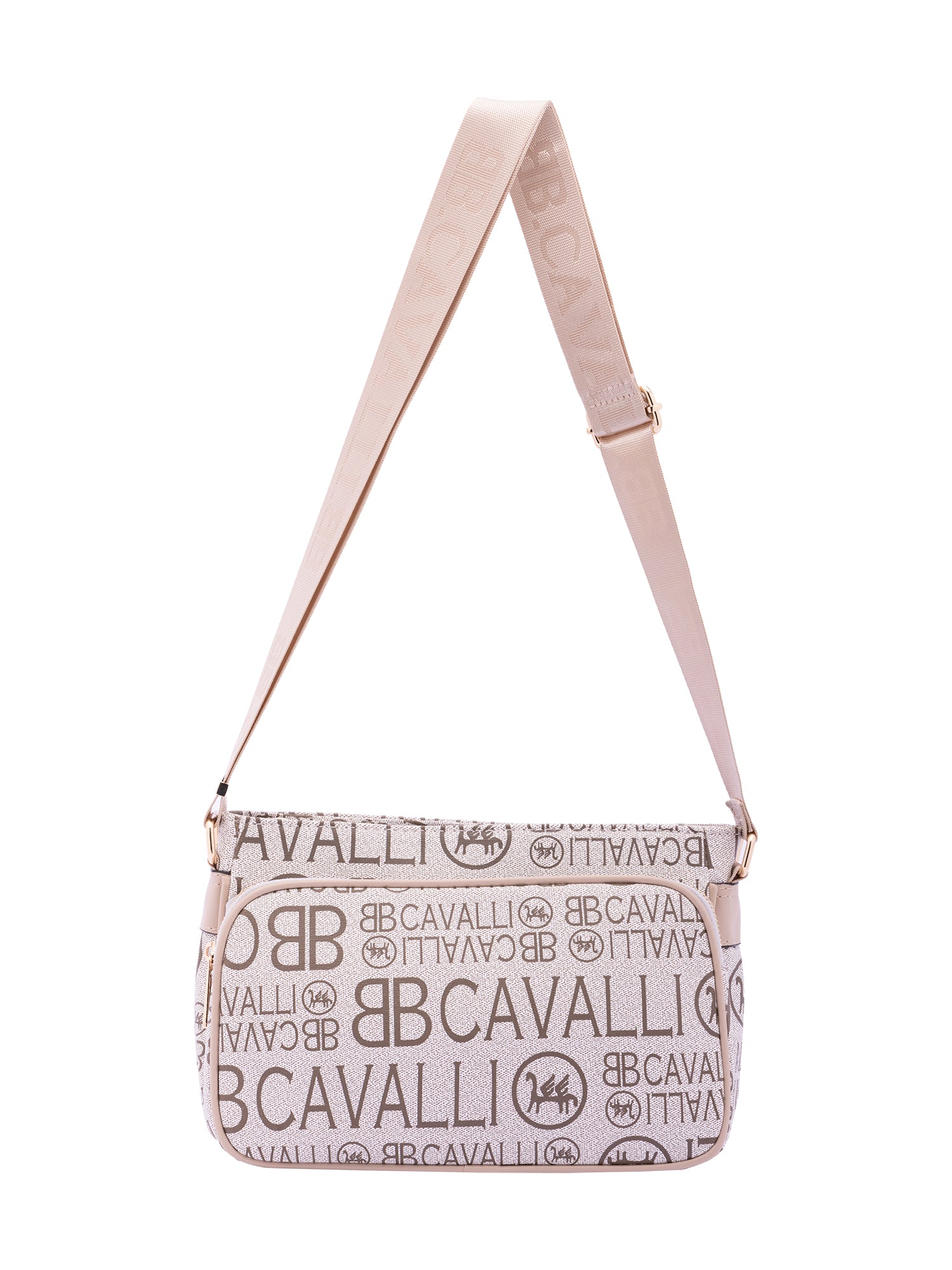 Borsa a tracolla da donna Ecopelle BC1438-ALBICOCCA B Cavalli