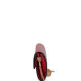 Borsa a tracolla da donna Vera pelle 00734-LU35 PAPAYA Viola Castellani