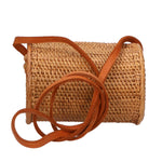 Laurenzia Borsa a tracolla da donna Rattan 88011-MIX Gave Lux