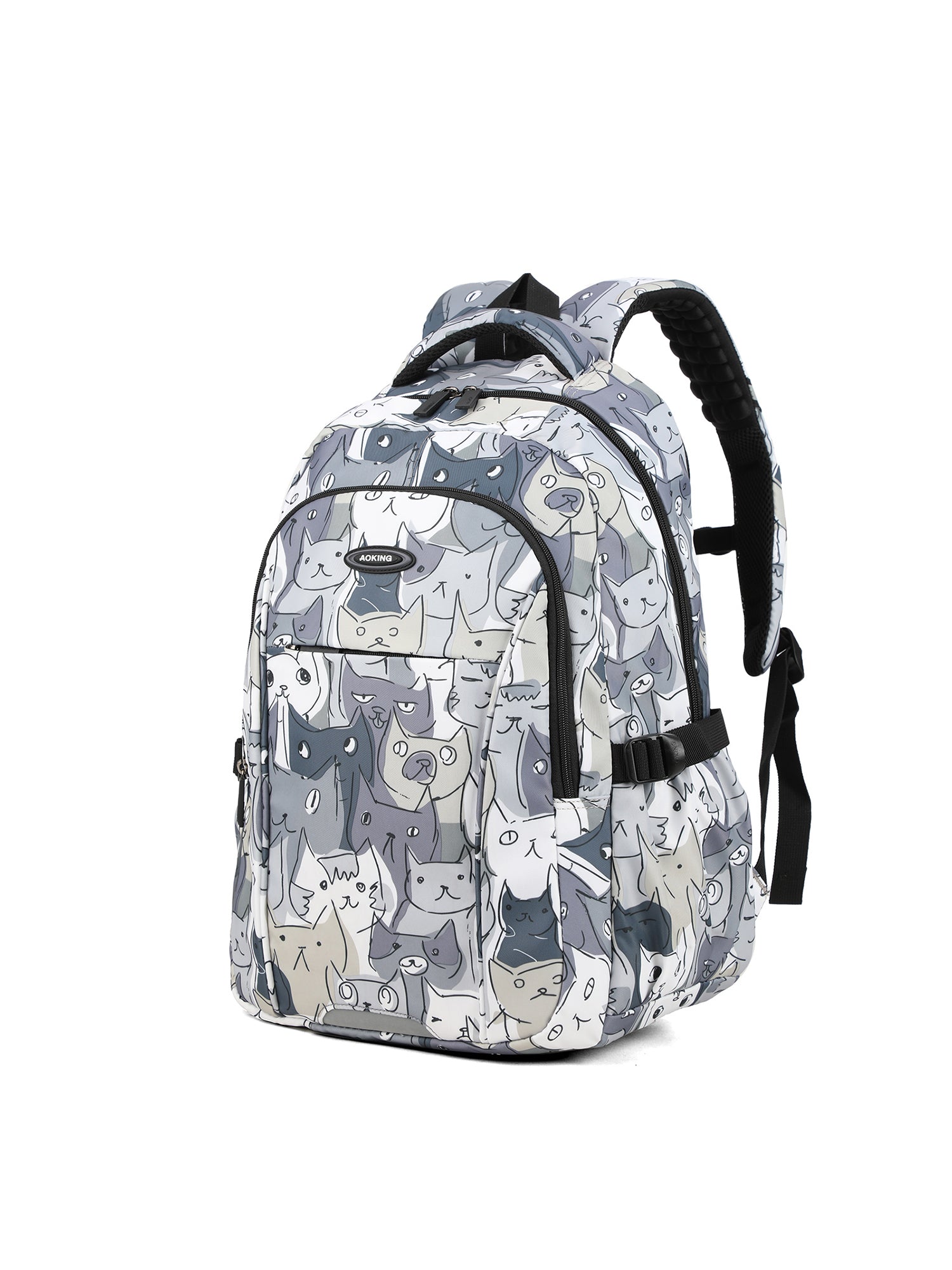 Zaino unisex Felino Casual GN62070-A-GREY Aoking