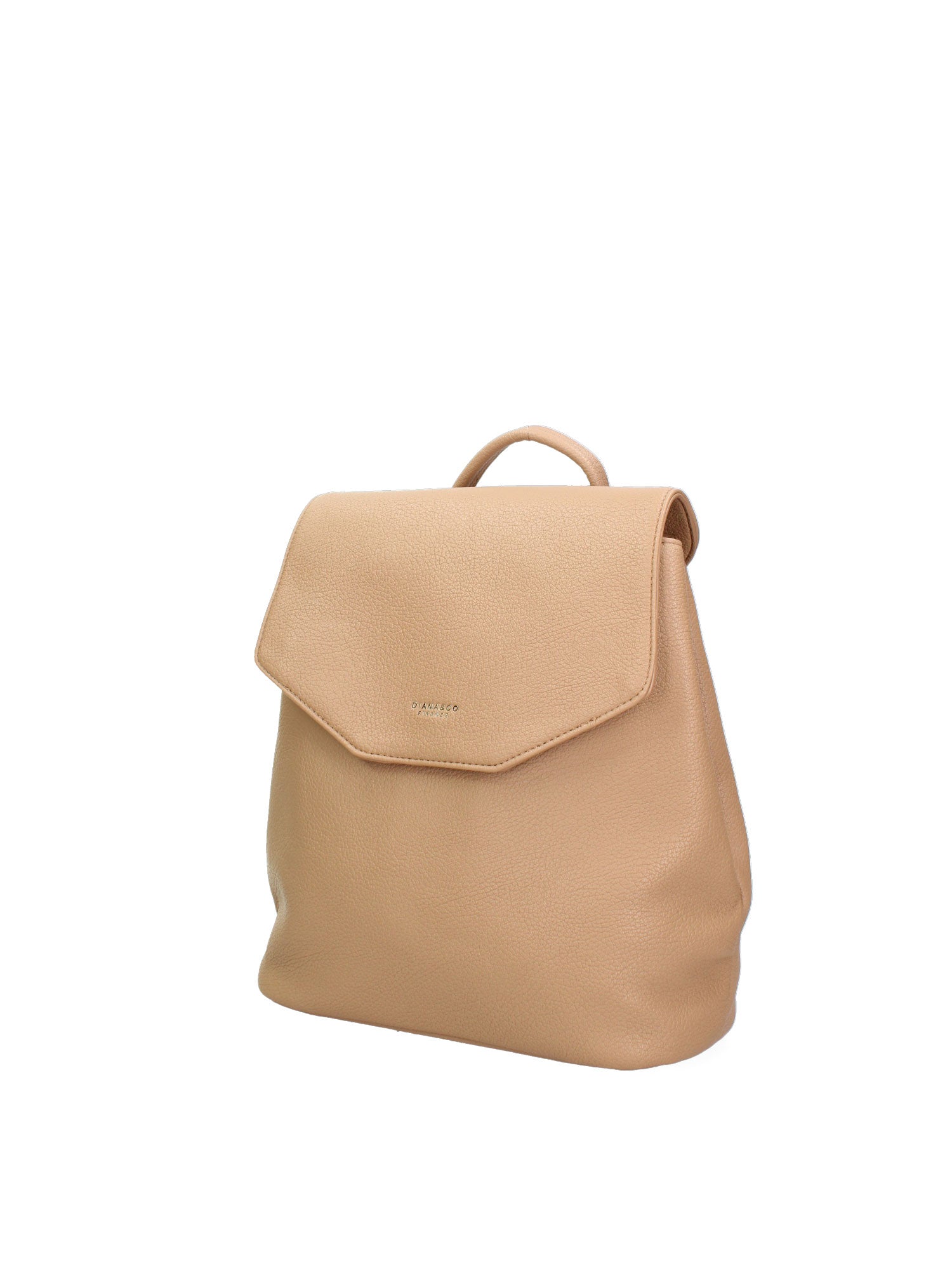 Zaino da donna in ecopelle Casual 640-2-CAFFELATTE Diana&co